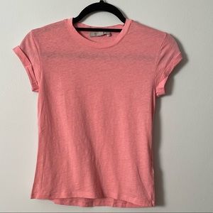 Allsaints Crop Pink Baby Tee